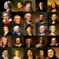 Historical portrait'bounce