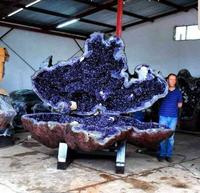 Cette très rare améthyste a été trouvée en Uruguay