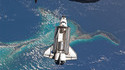 Navette spatiale vue depuis ISS