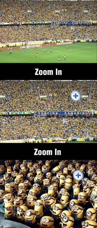 Zoom dans le stade
