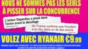 Publicité compagnie aérienne 