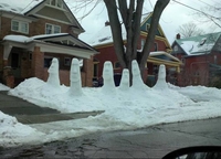 Les bonshommes de l'île de Pâques 