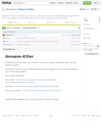 Amazon-Killer: Extension Chrome et Firefox pour chercher un livre sur Amazon et l'acheter dans une vraie librairie en France