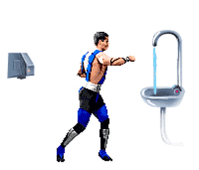 Comment Sub-Zero se lave les mains ?