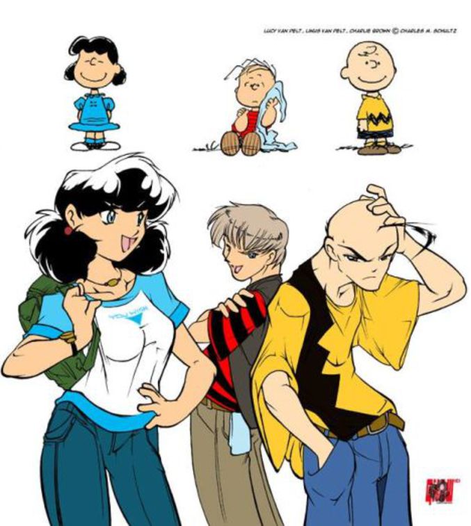 Peanuts version manga.