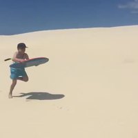 Surfer sur la dune