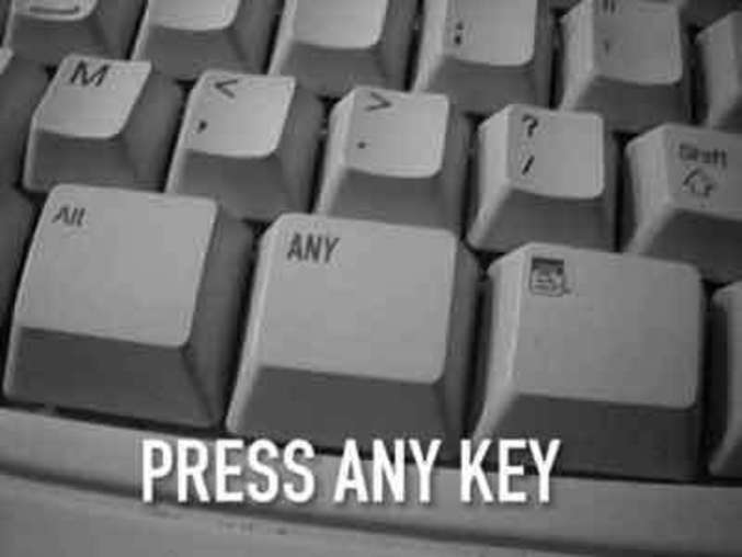 Press any key.