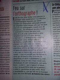 De l'importance de l'orthographe