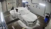 At the car wash