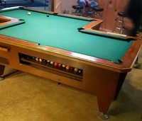 Table de billard insolite