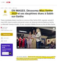 8 mars 2025, l'élection de Miss Sarthe