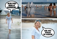 Marine à la plage 