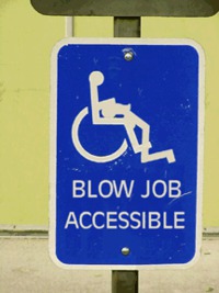 Fellation pour handicapé