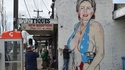 Hillary Clinton en fresque murale