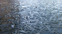 Jolie effet sur la glace 