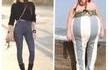 Pantalon à taille haute