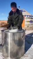 Réfrigérateur mongol .