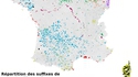 Répartition des noms de ville en France