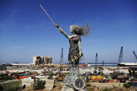 Nouvelle statue à Beyrouth