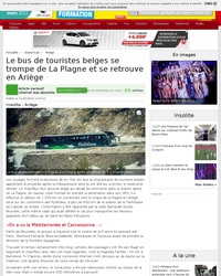 Le bus de touristes belges se trompe de La Plagne et se retrouve en Ariège