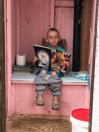 Passer du temps au petit coin