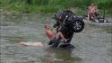 Plongeon avec un quad