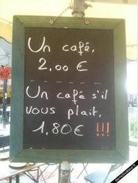 Un café !