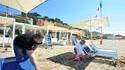 Distanciation sociale à la plage