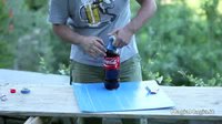 Coca + Mentos + capote
