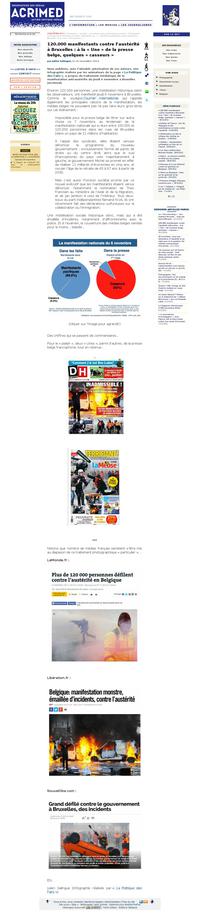 Des manifs et des casseurs