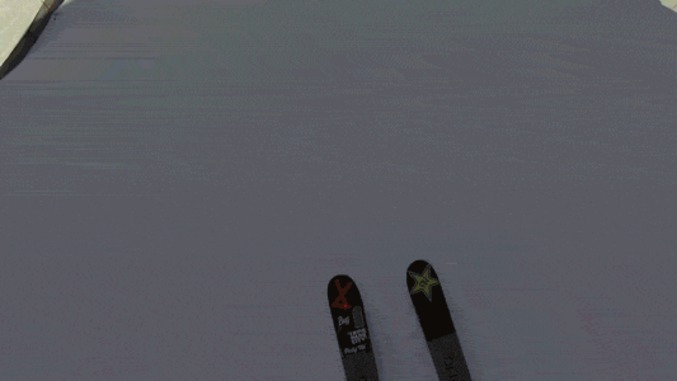 Il enchaîne les sauts en ski