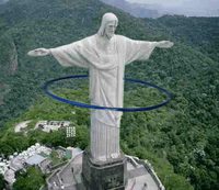 Hula hoop au Corcovado