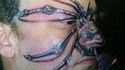 Tatouage sur visage