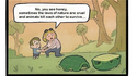 La nature est cruelle...