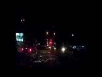 idiot driver ignored a red light 