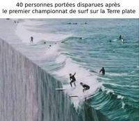 Surf et terre plate