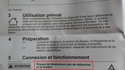 Notice très alarmiste