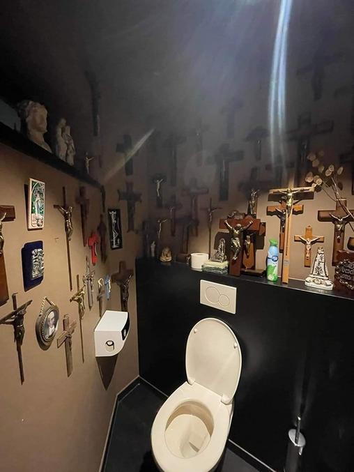 Les toilettes des invités 