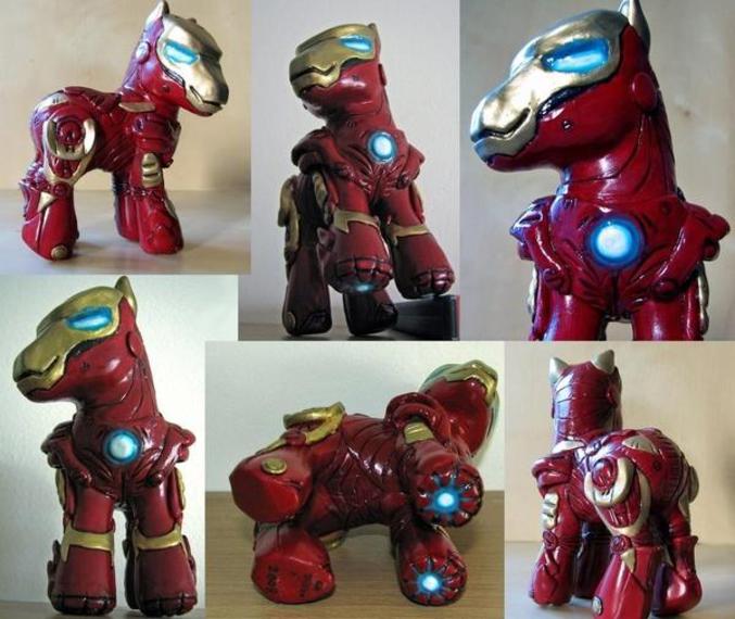 Mon petit Poney version Iron Man.