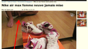 Tu veux voir mes Nike ?
