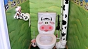 Décoration en vaches