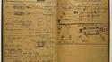 Pages du carnet de labo de Marie Curie (entre 1899 et 1902)