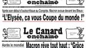 Deux unes du canard