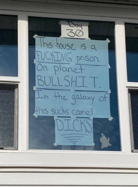 Jour 30, le voisin commence à craquer