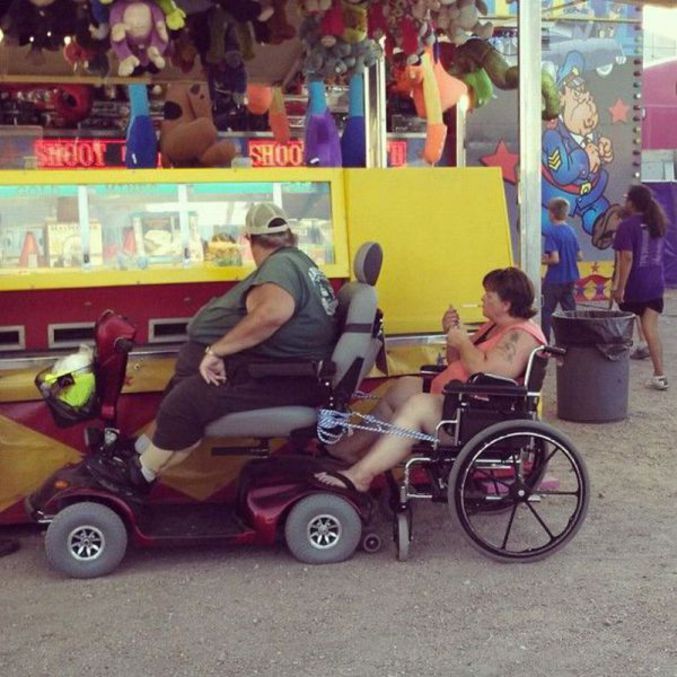 Tout roule pour ce couple attaché.