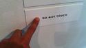 Ne pas toucher