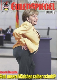 Un déhanché (photoshoppé???) d'Angela Merkel