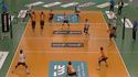 Triple headshot au volley-ball