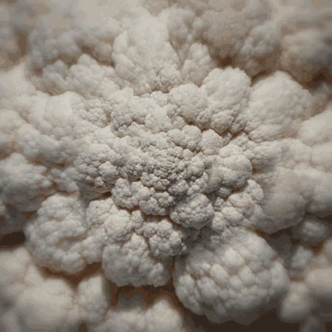 Chute vertigineuse dans un nuage de choux-fleur 