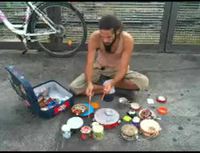 Percussioniste de rue